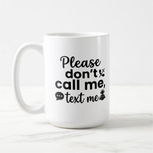 Klassieke mok 15 oz: Grappige introverte koffielie