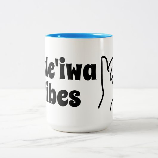 Klassieke Mok, 15 oz Tweekleurige Koffiemok (Center)