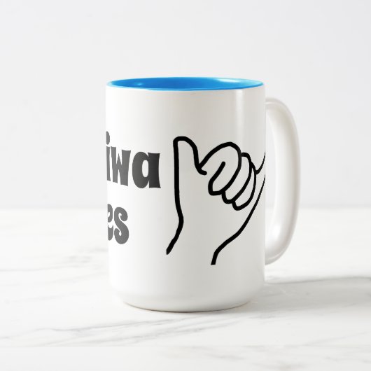 Klassieke Mok, 15 oz Tweekleurige Koffiemok (Voorkant rechts)