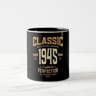 Klassieke Mok 1945 78th Birthday Two-Tone Coffee