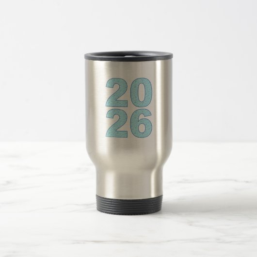 Klassieke mok, 330 ml GOED JAAR 26 Reisbeker (Center)