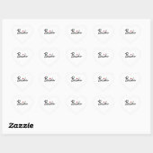 Klassieke mok, 330 ml hart sticker (Vel)
