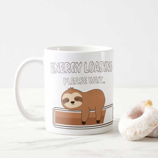 Klassieke mok, 330 ml koffiemok (Met donut)