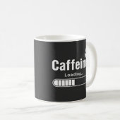 Klassieke mok – “Cafeïne laden…” (Voorkant rechts)