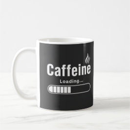 Klassieke mok – “Cafeïne laden…”