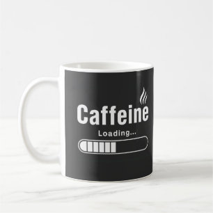 Klassieke mok – “Cafeïne laden…”