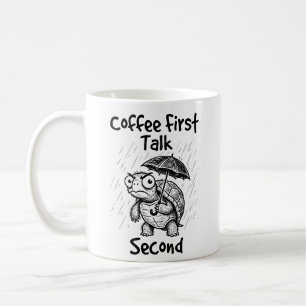 Klassieke mok Grumpy Turtle koffieliefhebbers
