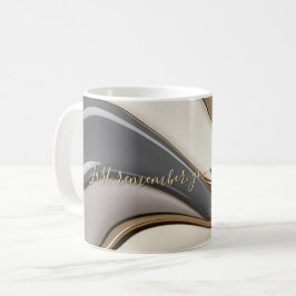 Klassieke mok in stijlvol abstract design