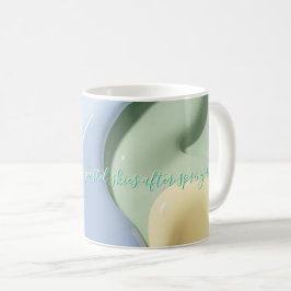 Klassieke mok in stijlvol abstract grafisch ontwer
