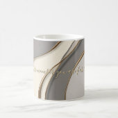Klassieke mok in stijlvolle abstracte vormgeving (Center)