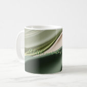 Klassieke mok in stijlvolle abstracte vormgeving (Voorkant links)