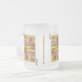 Klassieke Mok, Jack of Clubs: Giraffe Matglas Koffiemok (Voorkant links)