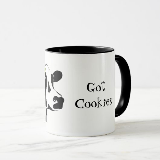 Klassieke Mok-Koe, kreeg de Mok van de Cookies van (Voorkant rechts)