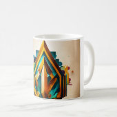 klassieke mok koffie (Voorkant rechts)