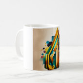klassieke mok koffie (Voorkant links)