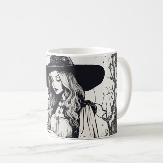 klassieke mok koffie (Voorkant rechts)