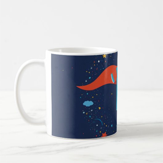 klassieke mok koffie (Links)