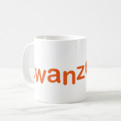 Klassieke Mok - Kwanzoo Logo op wit (Voorkant links)