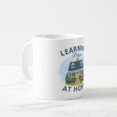 Klassieke mok 'Leren begint thuis' (Voorkant links)