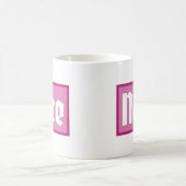 Klassieke mok Leuke roze doos Typografie (Center)