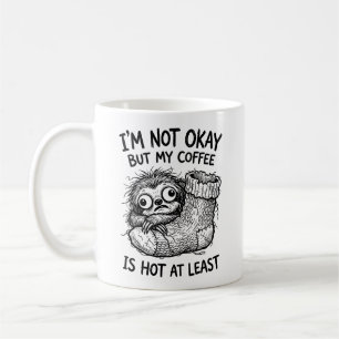 Klassieke mok luiaard cadeau voor koffieliefhebber
