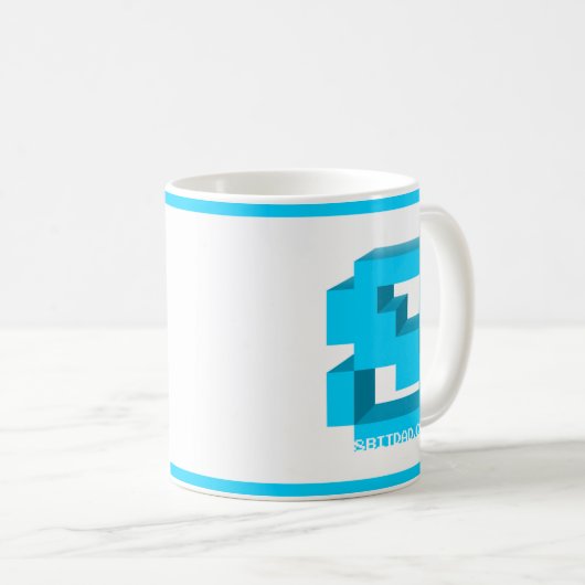 Klassieke Mok met 8 bits (Voorkant rechts)