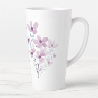 Klassieke Mok met paarse bloemen