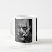 Klassieke Mok met sad Clown, 11 oz (Voorkant links)