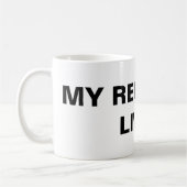 Klassieke Mok "Mijn dominee leeft" (Links)