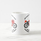 Klassieke mok motorfiets (Center)