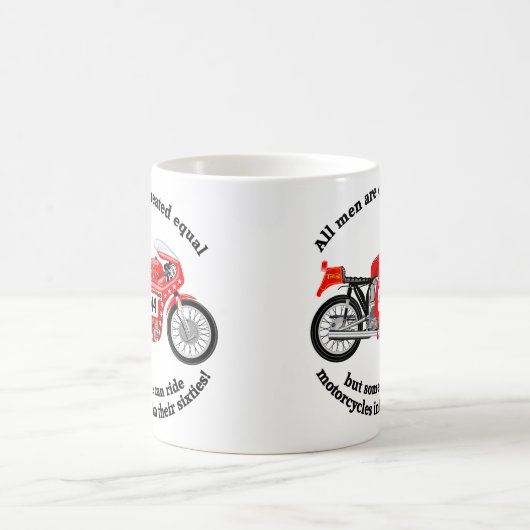 Klassieke mok motorfiets (Center)