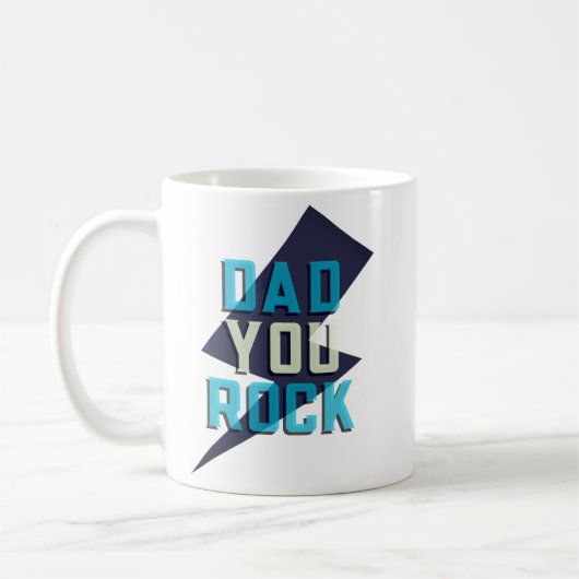 Klassieke mok 'Papa, je bent geweldig' (Links)