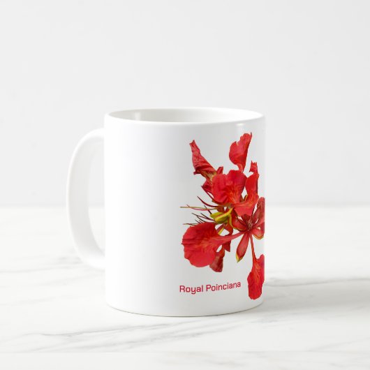 Klassieke mok Royal Poinciana (Voorkant links)