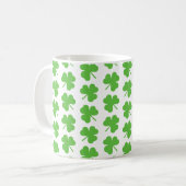 Klassieke Mok-St. Patrick's Clovers Koffiemok (Voorkant links)