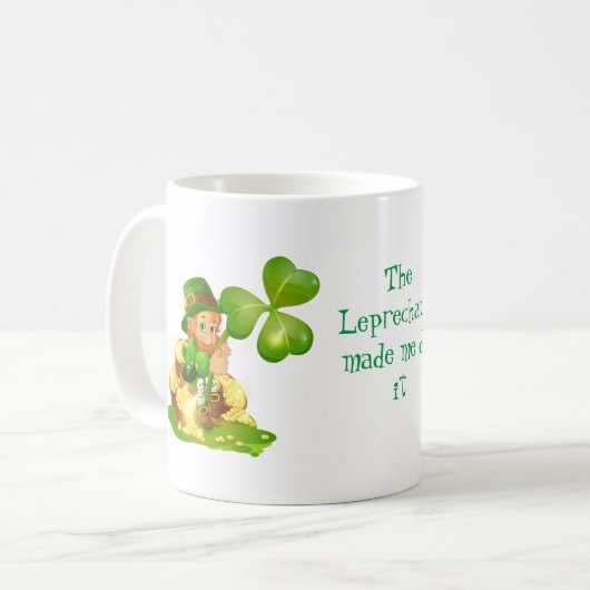 Klassieke Mok-St. Patrick's Day Koffiemok (Voorkant links)