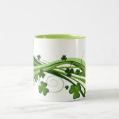 Klassieke Mok-St. Patrick's Day Tweekleurige Koffiemok (Center)