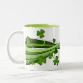 Klassieke Mok-St. Patrick's Day Tweekleurige Koffiemok (Links)