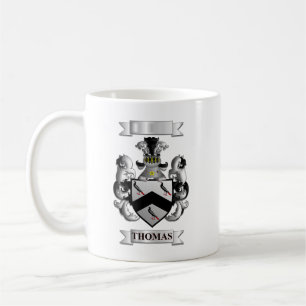 Klassieke mok Thomas familienaam en logo