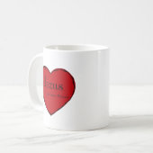 Klassieke mok uit het collectie "Jezus is mijn Hee (Voorkant links)