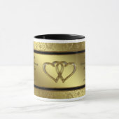 Klassieke Mok van Jubileum met gouden weddenschapp (Midden)