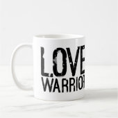 Klassieke Mok van Love Warrior (Links)