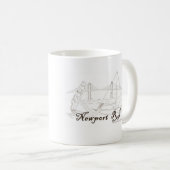 Klassieke mok van Newport RI (Voorkant rechts)