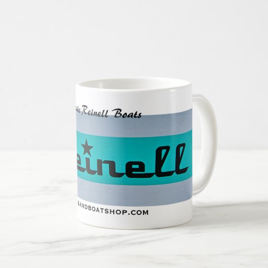 Klassieke mok van Reinell Boats koffie (Voorkant rechts)