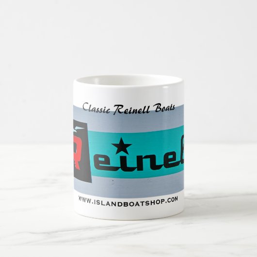 Klassieke mok van Reinell Boats koffie (Center)
