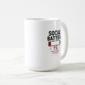 Klassieke mok voor lage sociale batterij Fun Intro (Voorkant rechts)