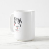 Klassieke mok voor lage sociale batterij Fun Intro (Voorkant links)