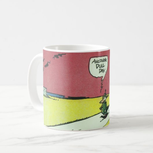 Klassieke Mok "Weer Dull Day" (Voorkant links)