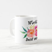 Klassieke Mok: Werkt beste moeder Koffiemok (Voorkant links)