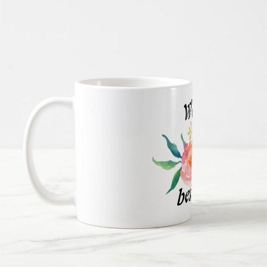 Klassieke Mok: Werkt beste moeder Koffiemok (Links)