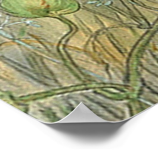 Klassieke Molly Brett Natuur Kunst Vogel, Muis Poster (Hoek)